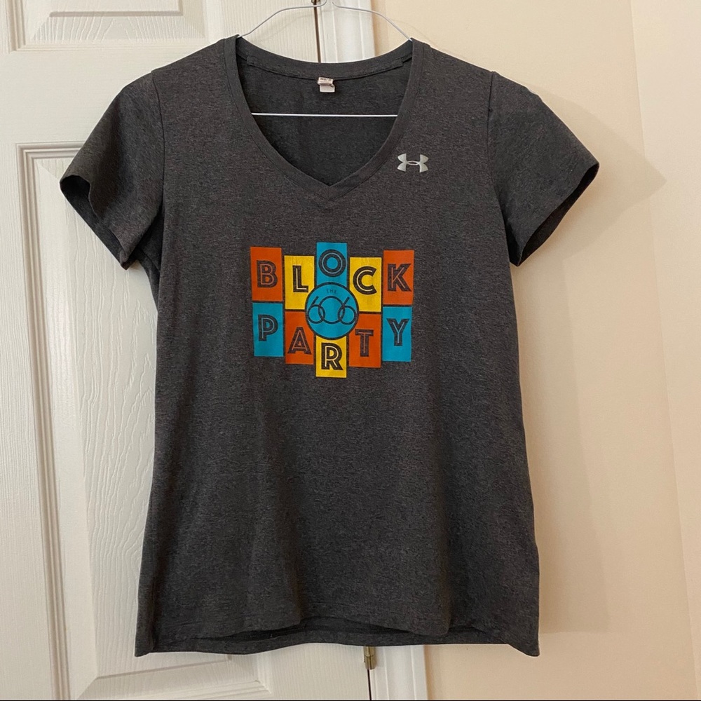 Under Armour v neck shirt.